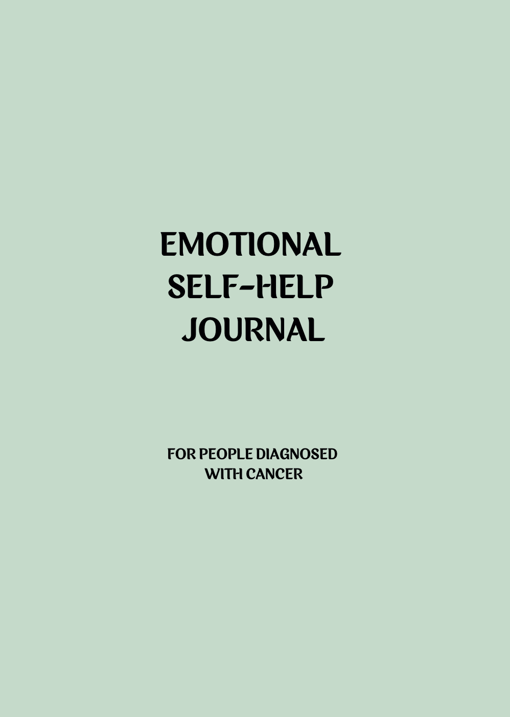 Emotional Self-Help Journal for cancer patients (Digital Version)